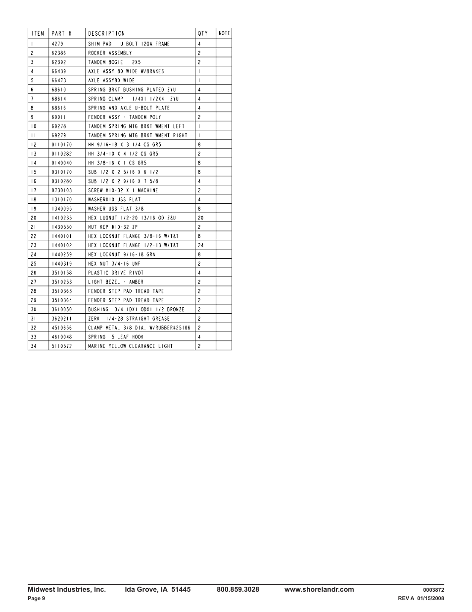 ShoreLand'r CRB46TCBL V.1 User Manual | Page 9 / 12