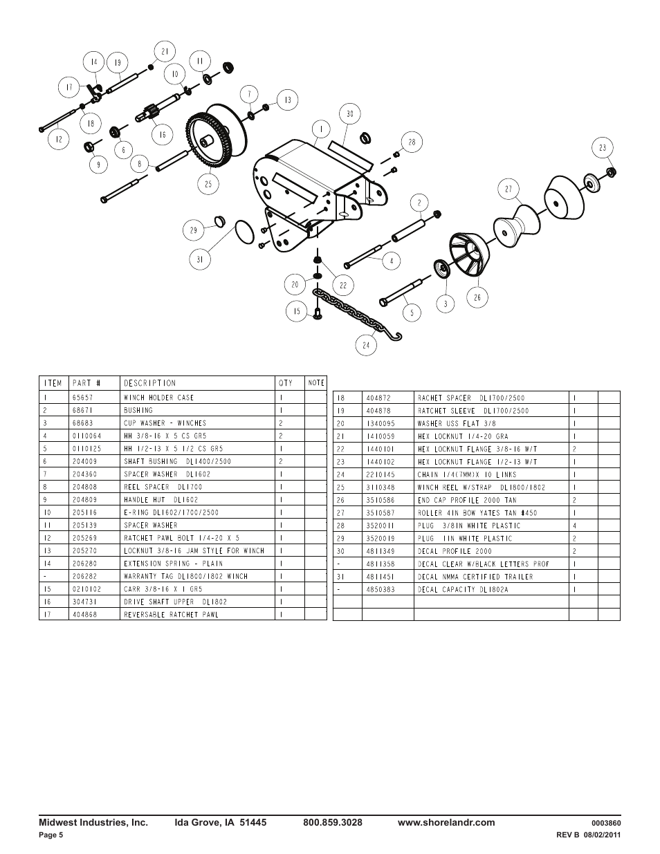 ShoreLand'r CRXR2314L V.1 User Manual | Page 5 / 10