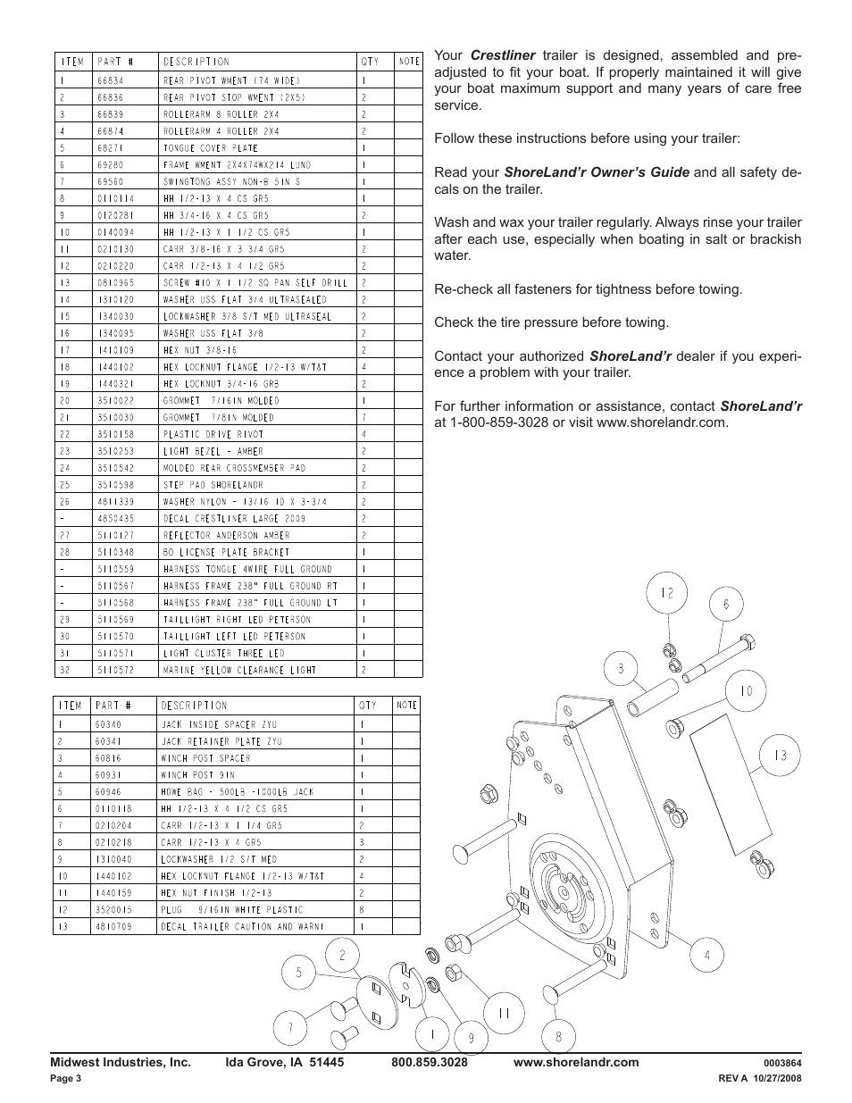 ShoreLand'r CRXR2314XXL User Manual | Page 3 / 10