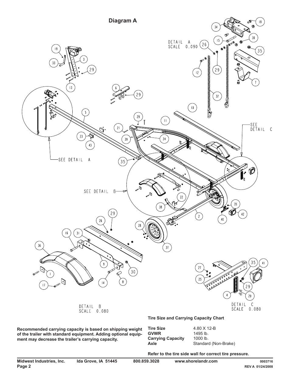 Diagram a | ShoreLand'r DUB10TM V.1 User Manual | Page 2 / 8