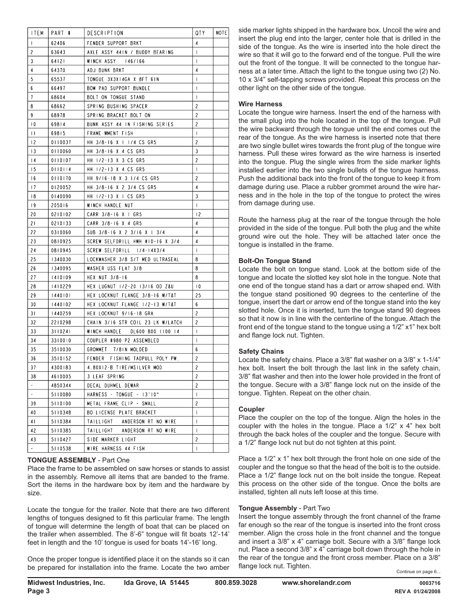 ShoreLand'r DUB10TM V.1 User Manual | Page 3 / 8