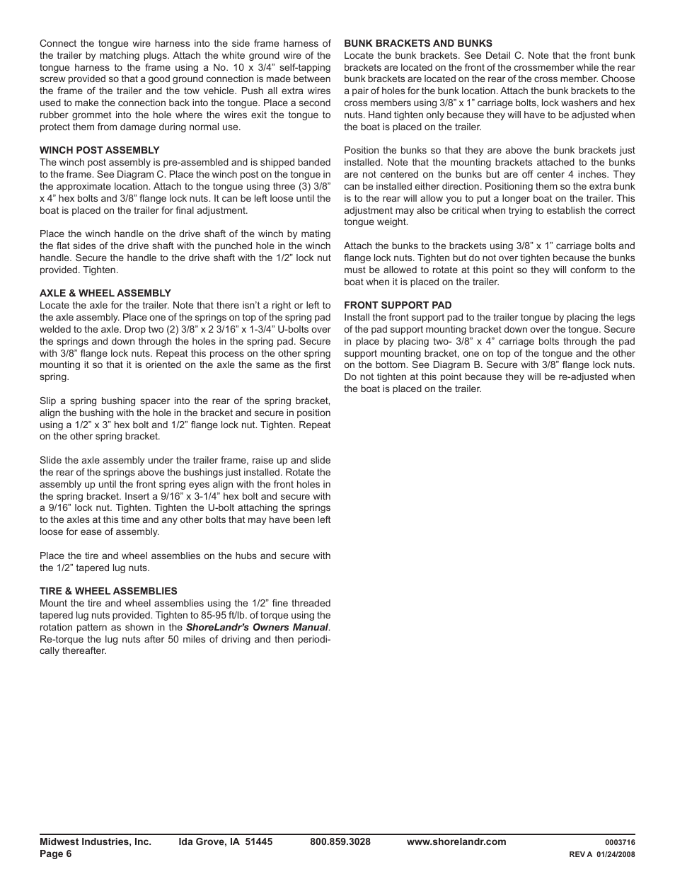 ShoreLand'r DUB10TM V.1 User Manual | Page 6 / 8