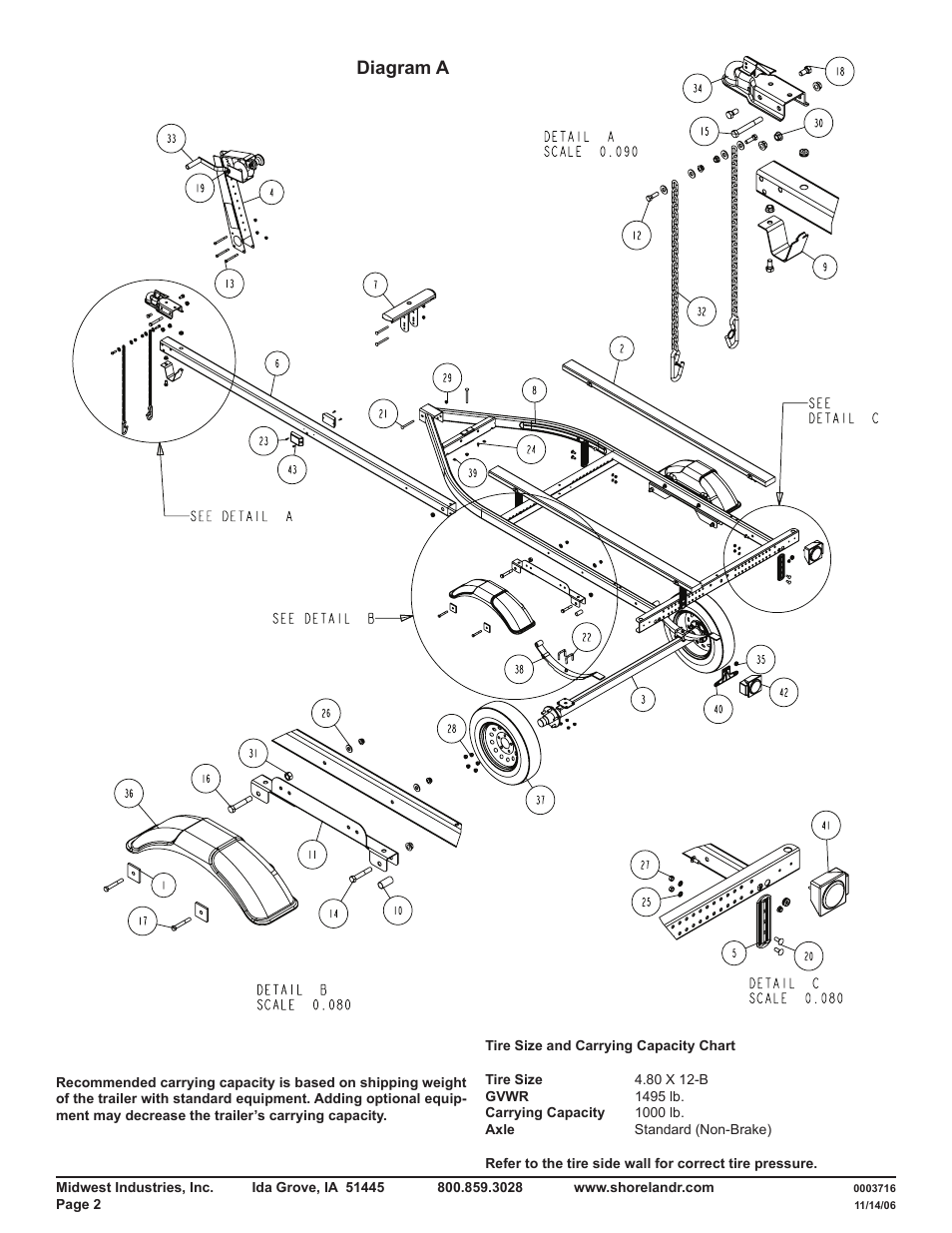 Diagram a | ShoreLand'r DUB10TM V.2 User Manual | Page 2 / 8
