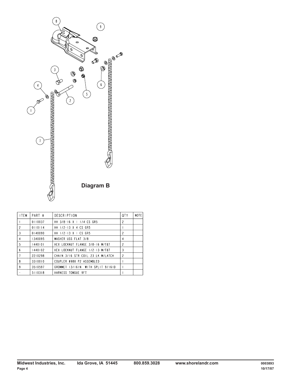 Diagram b | ShoreLand'r DUV15TM V.2 User Manual | Page 4 / 8