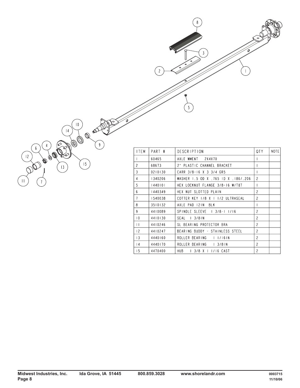 ShoreLand'r HCV22XL User Manual | Page 8 / 12