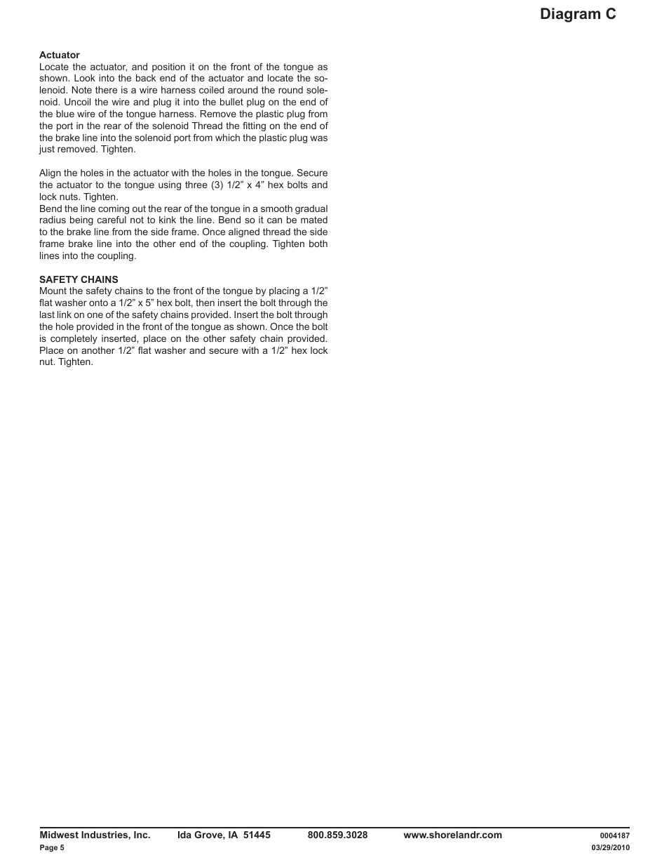 Diagram c | ShoreLand'r LAB80TBB User Manual | Page 5 / 15