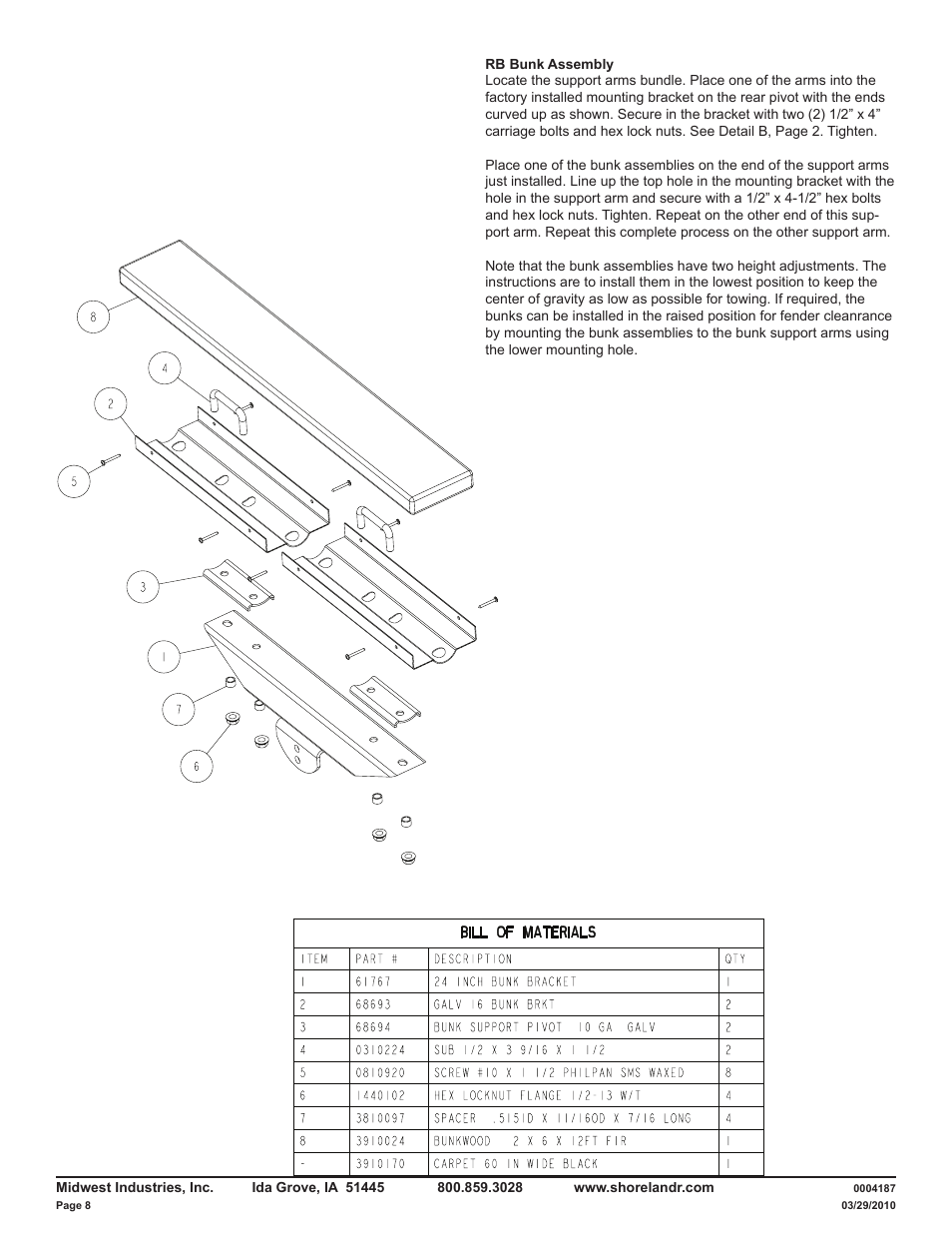 ShoreLand'r LAB80TBB User Manual | Page 8 / 15