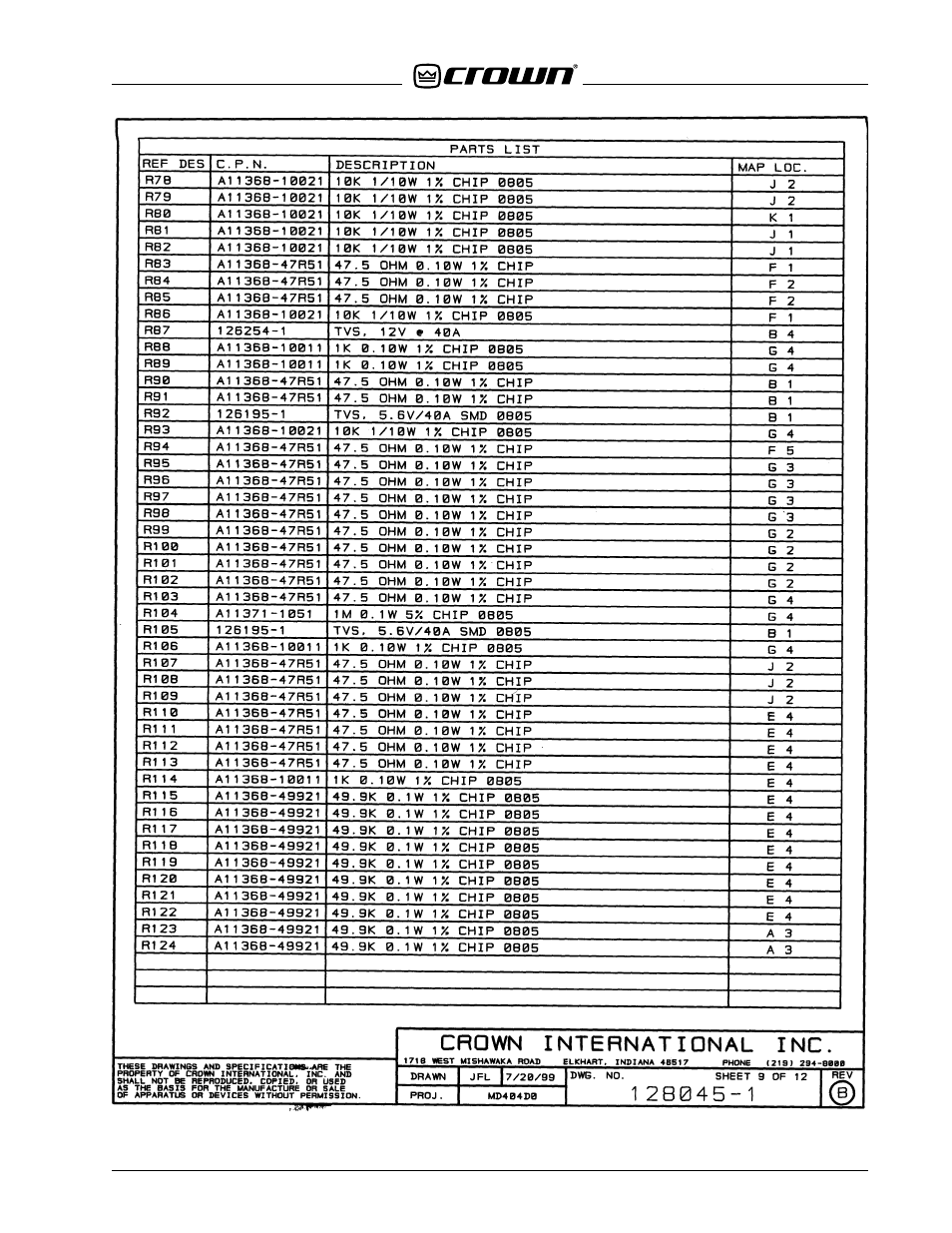 Crown Audio IQ-USM 810 User Manual | Page 109 / 172