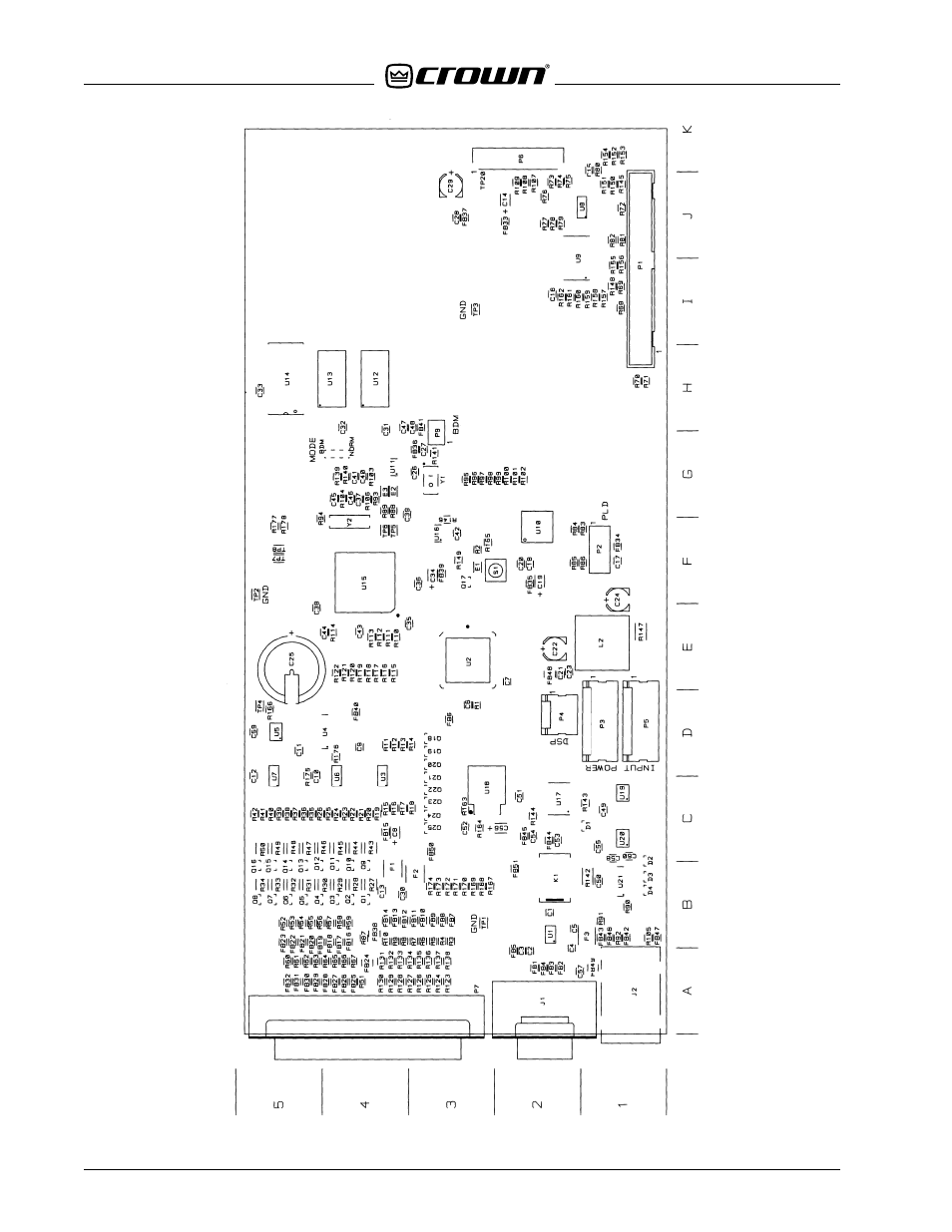 Component map | Crown Audio IQ-USM 810 User Manual | Page 112 / 172