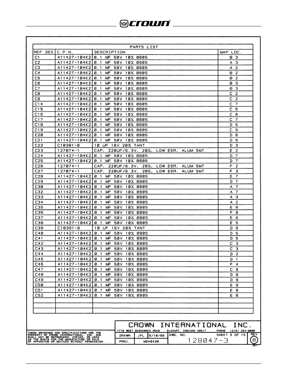 Crown Audio IQ-USM 810 User Manual | Page 114 / 172
