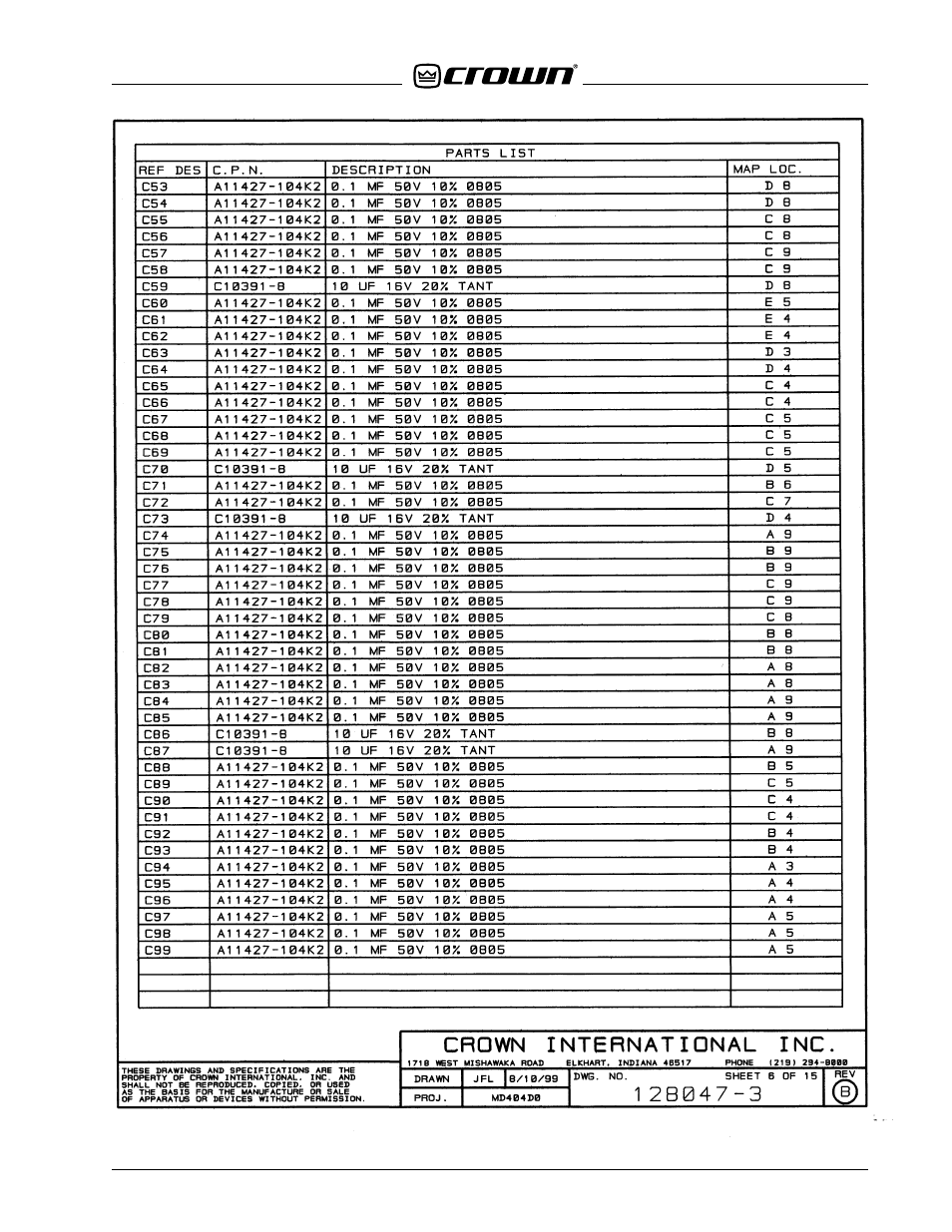 Crown Audio IQ-USM 810 User Manual | Page 115 / 172