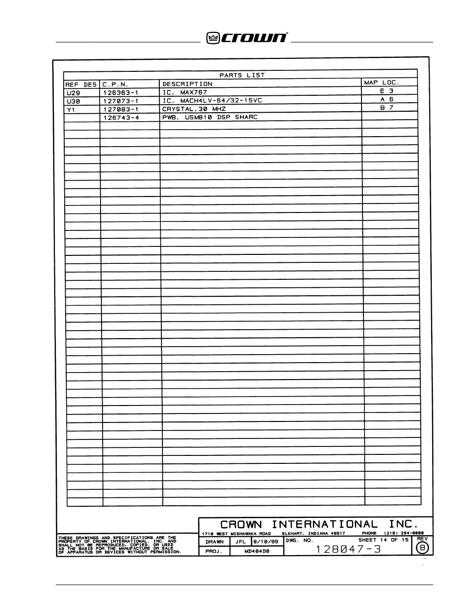 Crown Audio IQ-USM 810 User Manual | Page 123 / 172