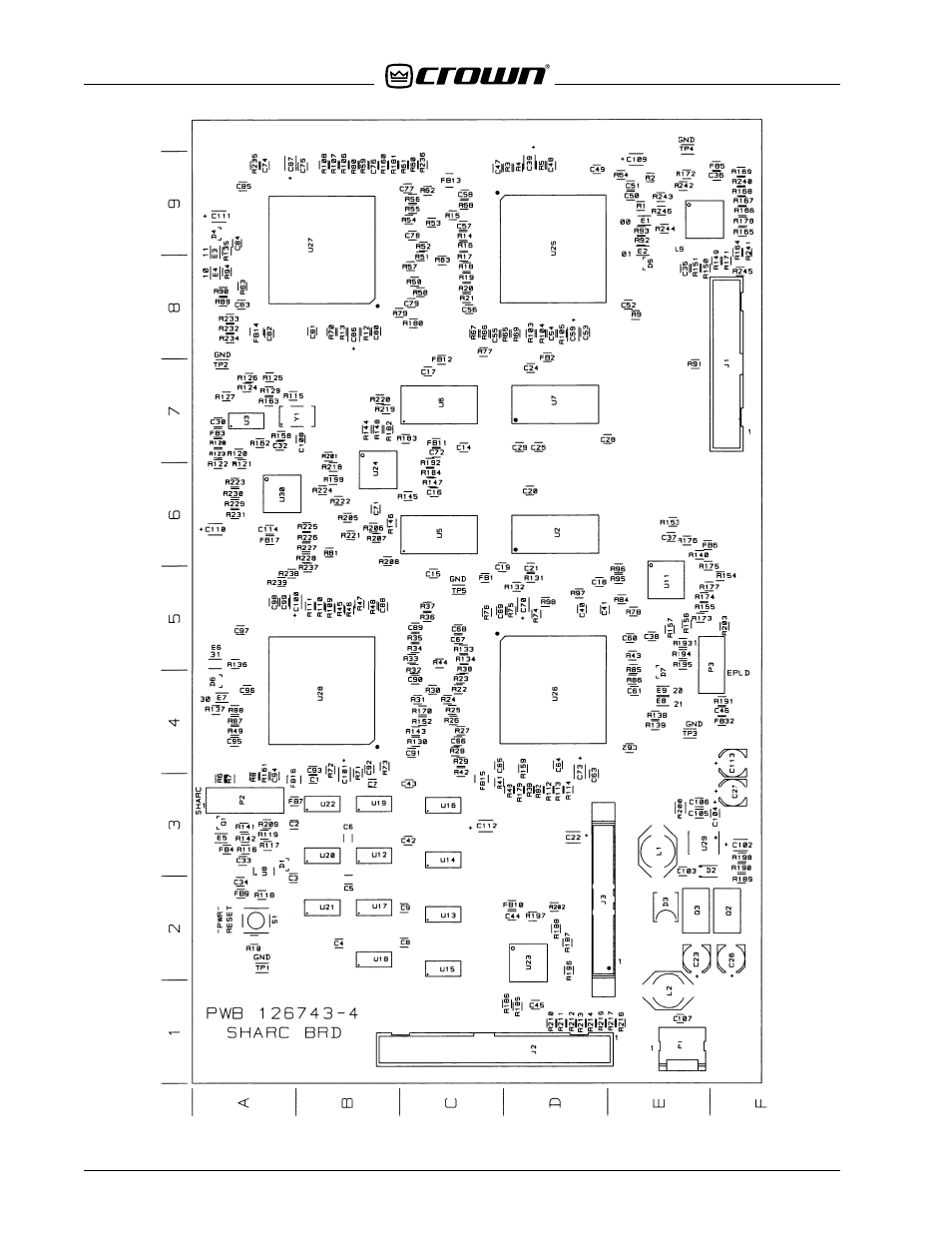 Component map | Crown Audio IQ-USM 810 User Manual | Page 124 / 172