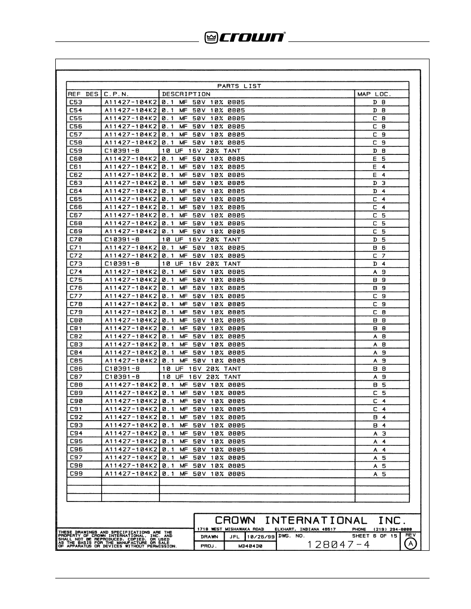 Crown Audio IQ-USM 810 User Manual | Page 127 / 172