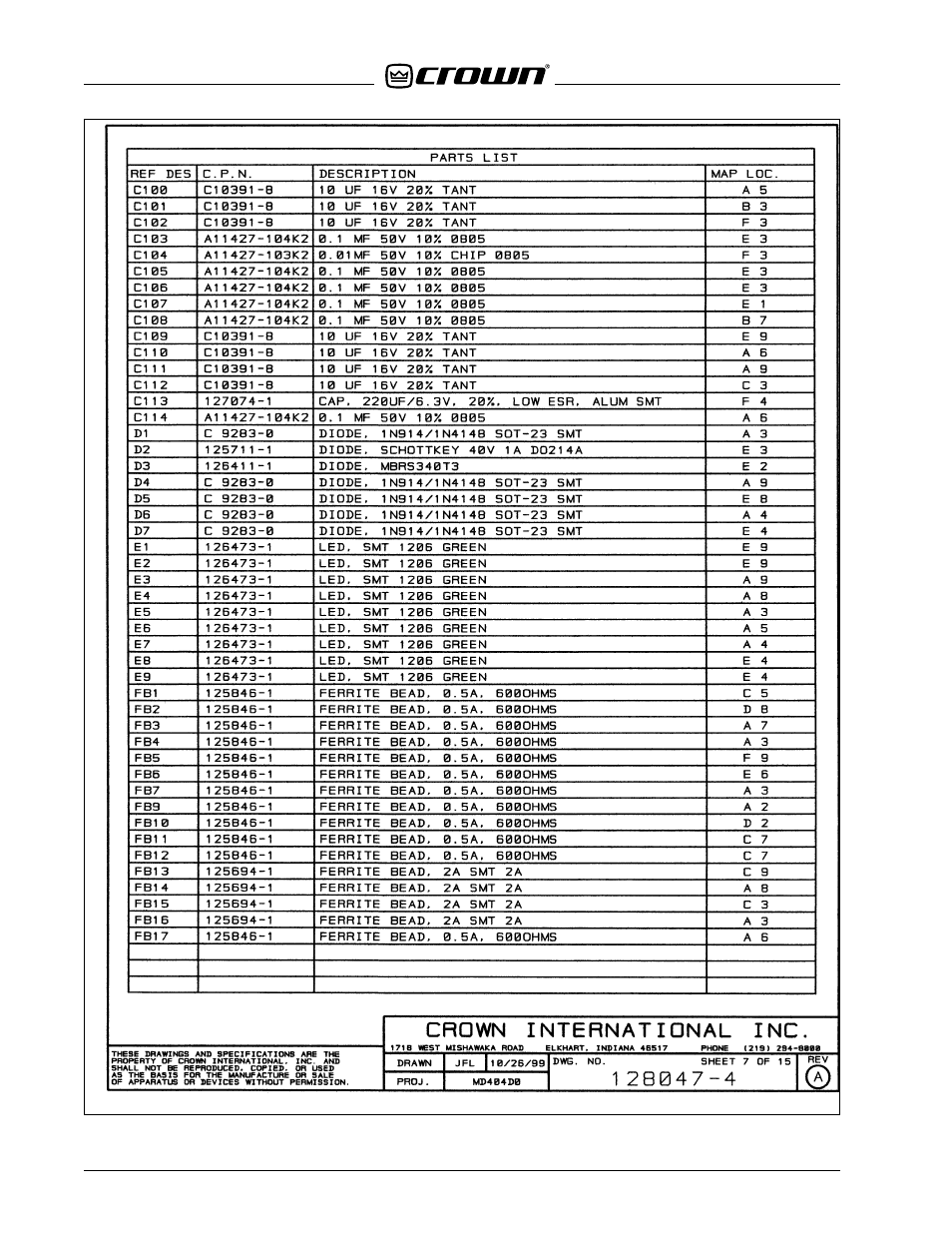 Crown Audio IQ-USM 810 User Manual | Page 128 / 172