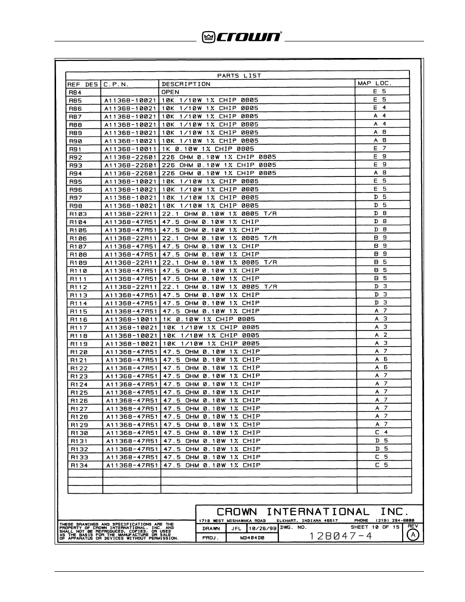 Crown Audio IQ-USM 810 User Manual | Page 131 / 172