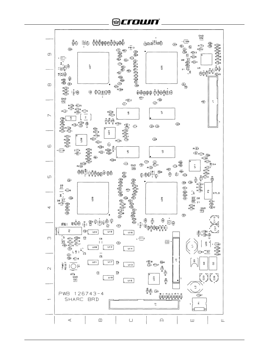 Component map | Crown Audio IQ-USM 810 User Manual | Page 136 / 172
