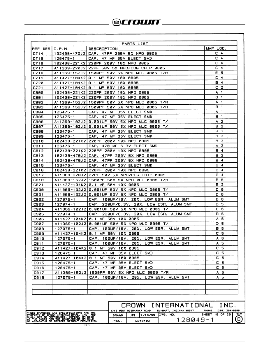 Crown Audio IQ-USM 810 User Manual | Page 142 / 172