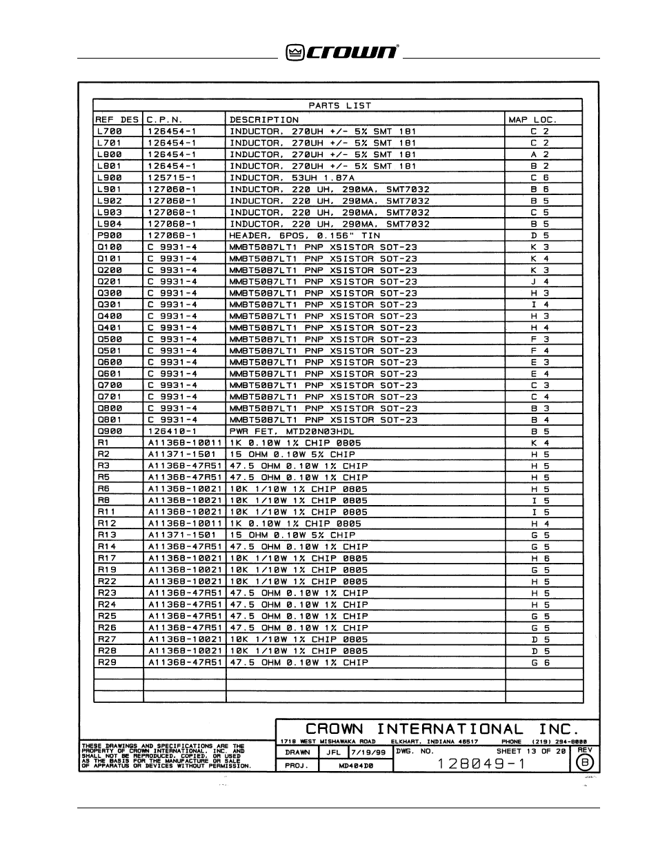 Crown Audio IQ-USM 810 User Manual | Page 145 / 172