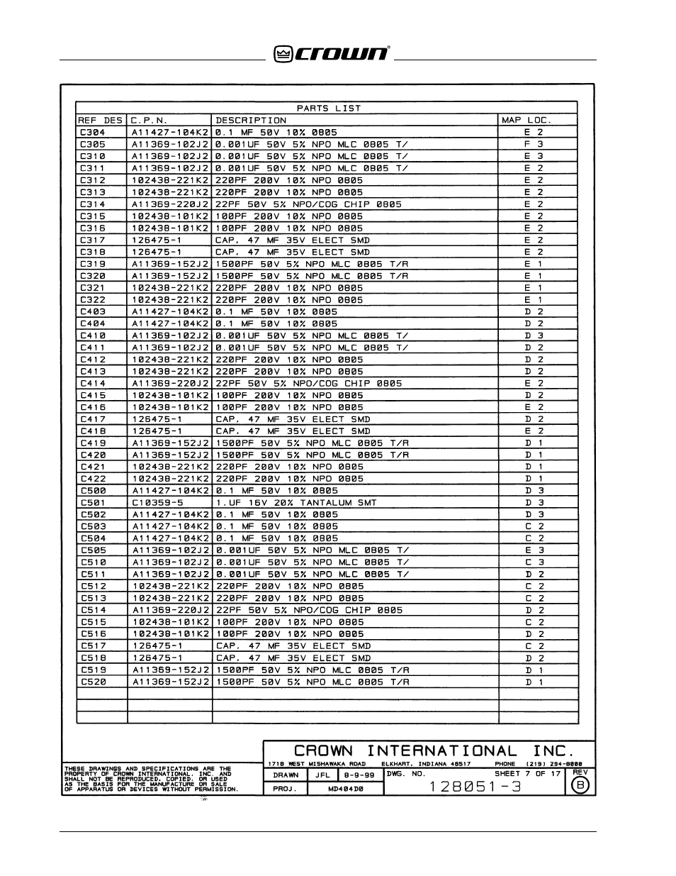 Crown Audio IQ-USM 810 User Manual | Page 158 / 172