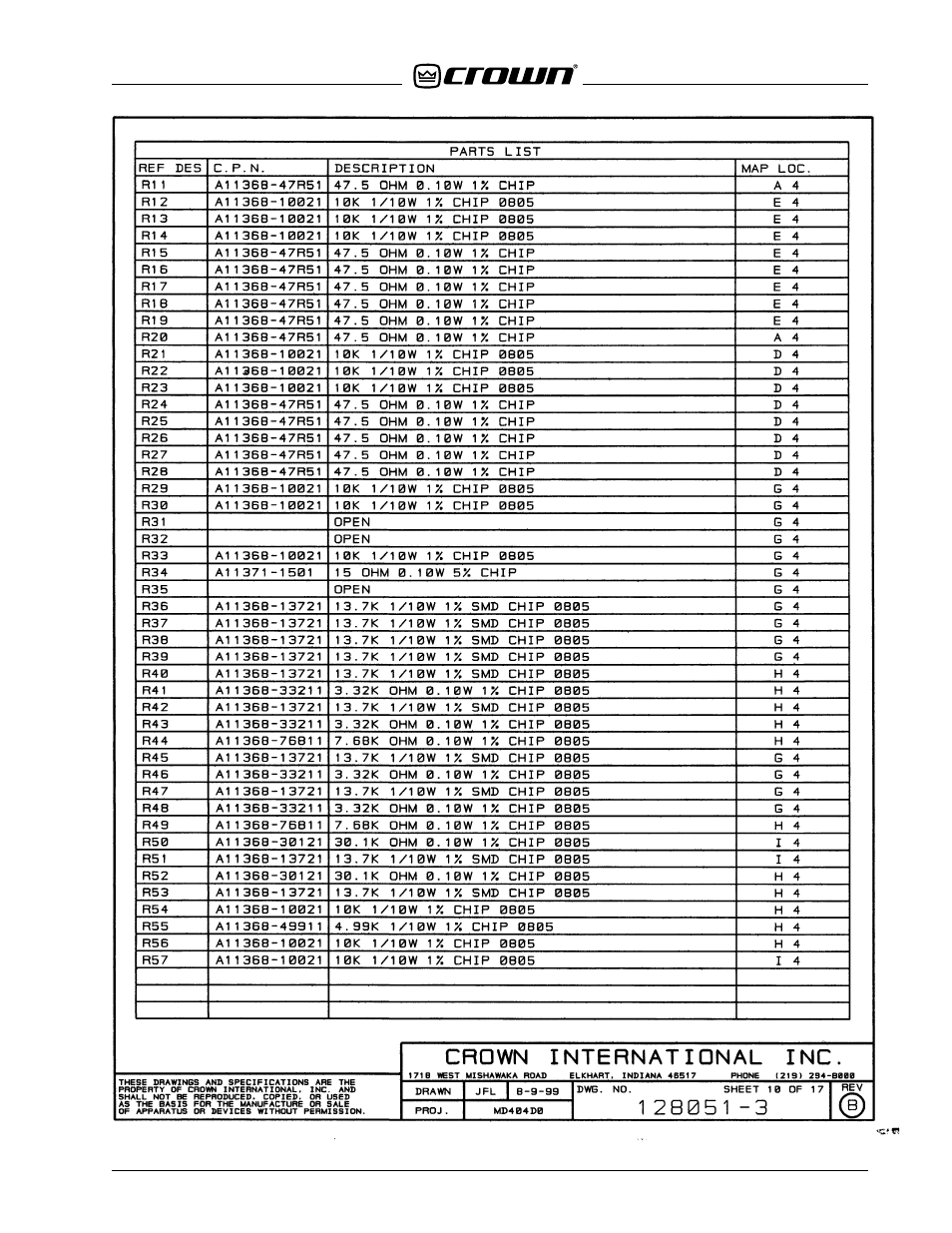 Crown Audio IQ-USM 810 User Manual | Page 161 / 172