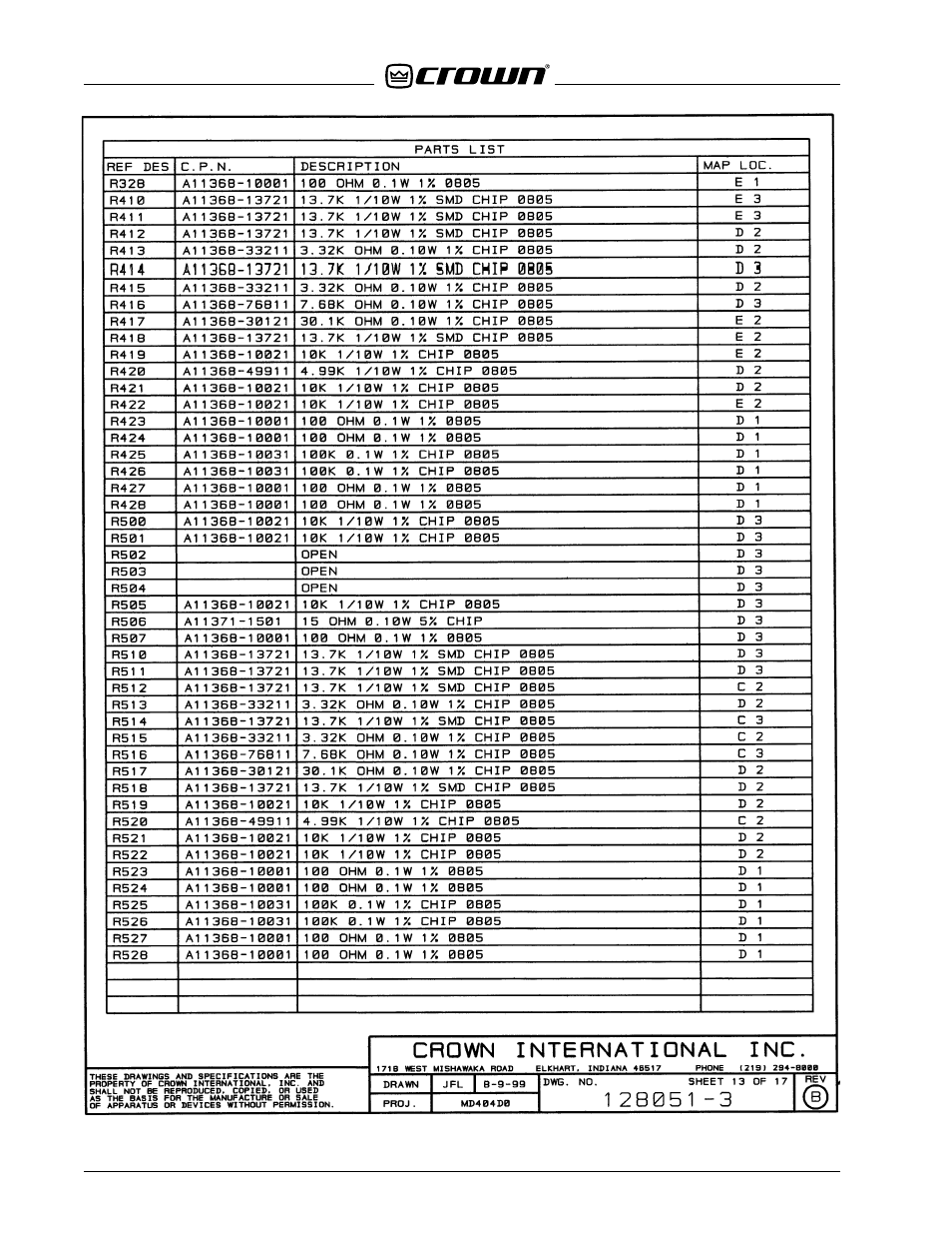Crown Audio IQ-USM 810 User Manual | Page 164 / 172