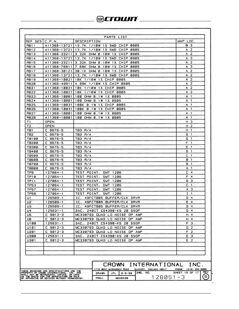 Crown Audio IQ-USM 810 User Manual | Page 166 / 172