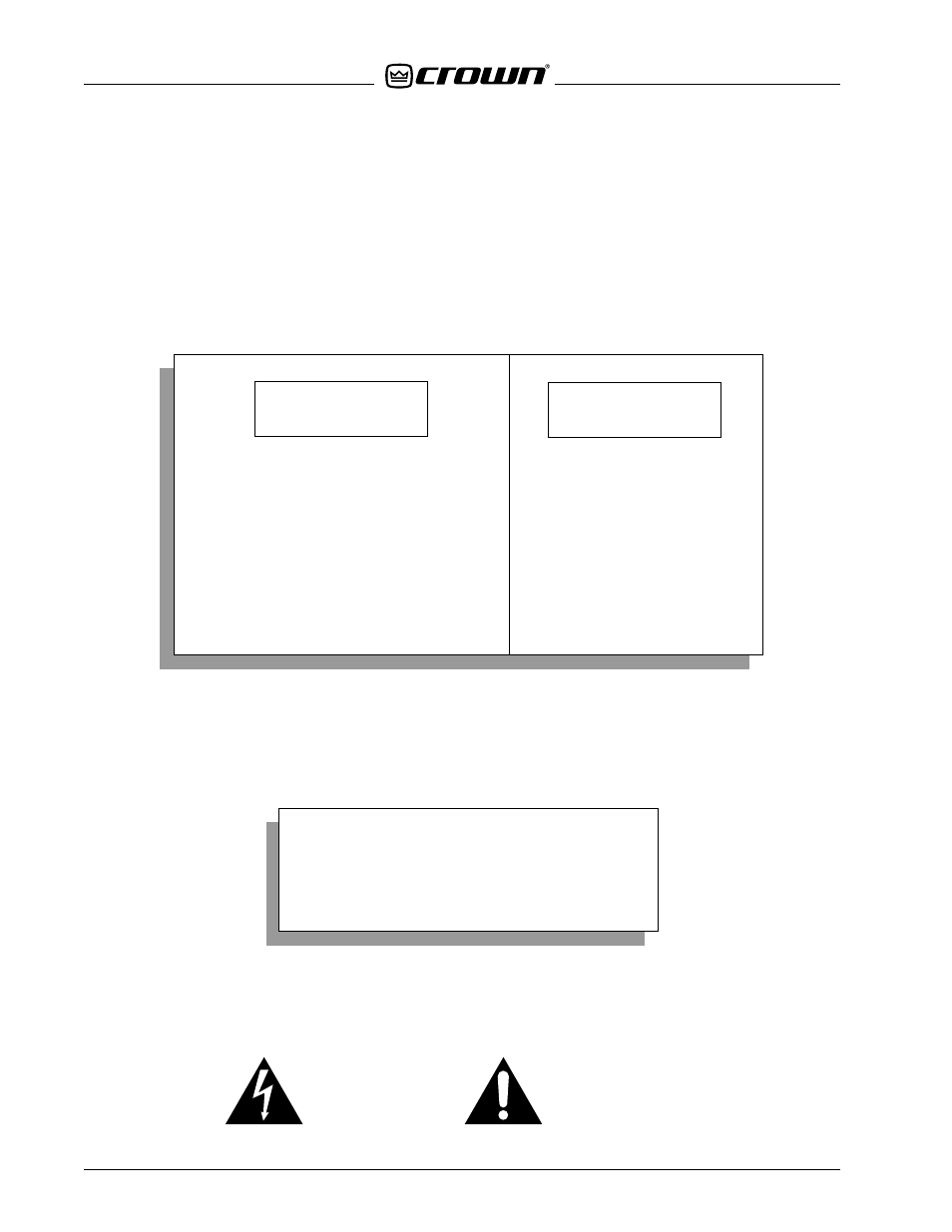 Cautions and warnings, Caution avis warning | Crown Audio IQ-USM 810 User Manual | Page 2 / 172