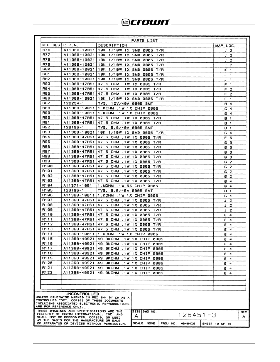 Crown Audio IQ-USM 810 User Manual | Page 47 / 172