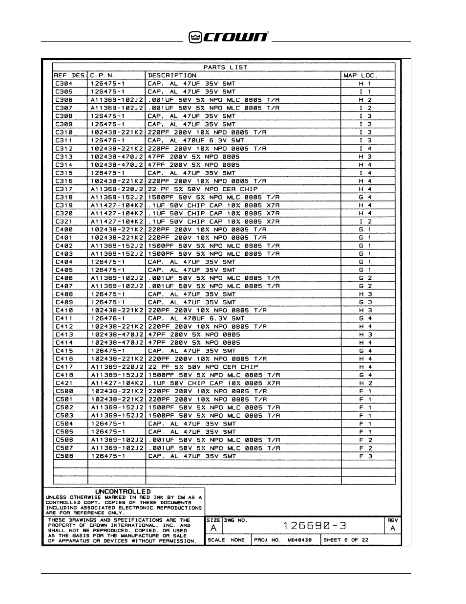 Crown Audio IQ-USM 810 User Manual | Page 54 / 172
