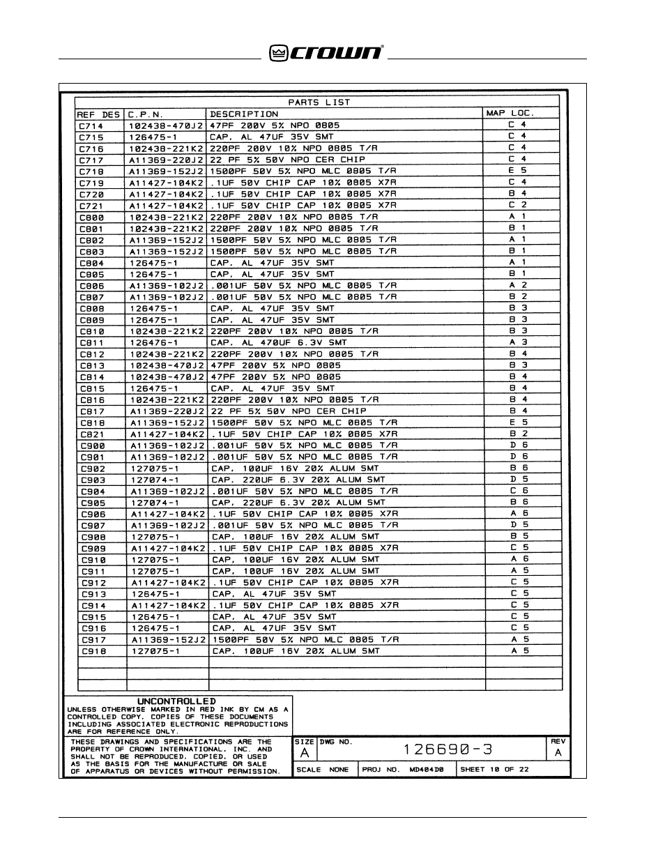 Crown Audio IQ-USM 810 User Manual | Page 56 / 172