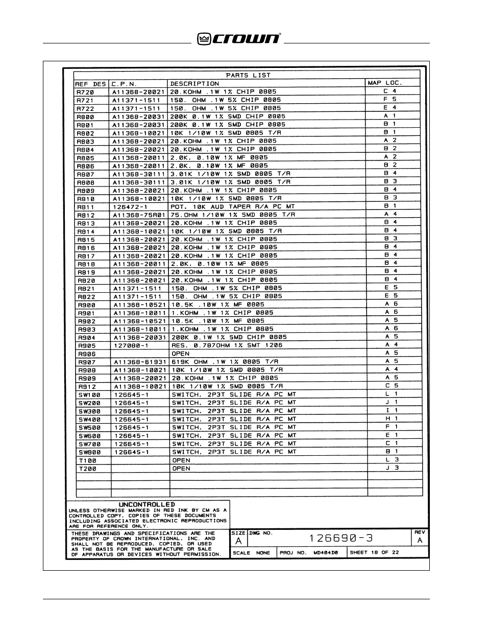 Crown Audio IQ-USM 810 User Manual | Page 64 / 172