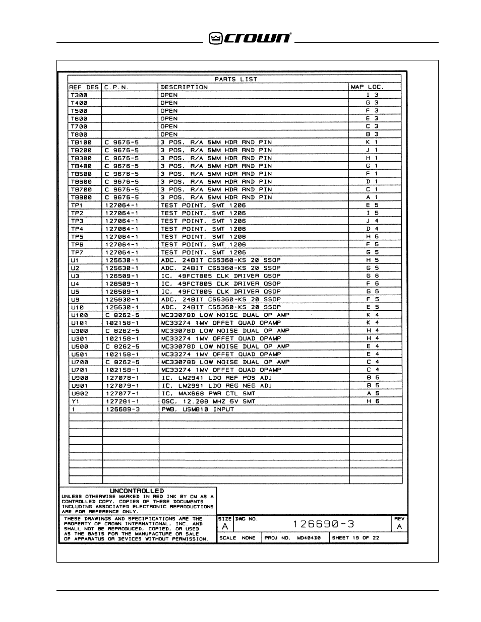 Crown Audio IQ-USM 810 User Manual | Page 65 / 172