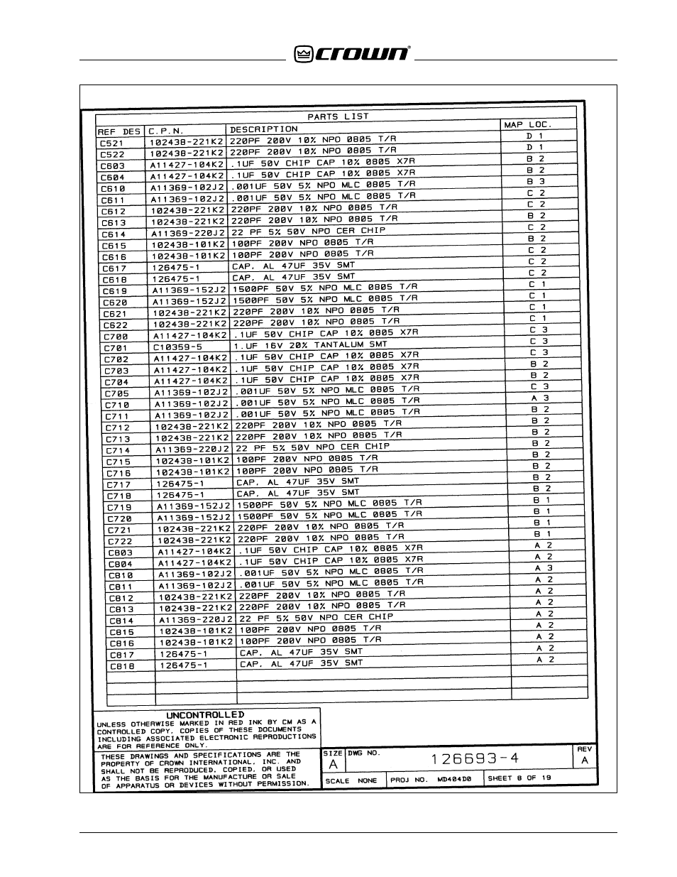 Crown Audio IQ-USM 810 User Manual | Page 73 / 172