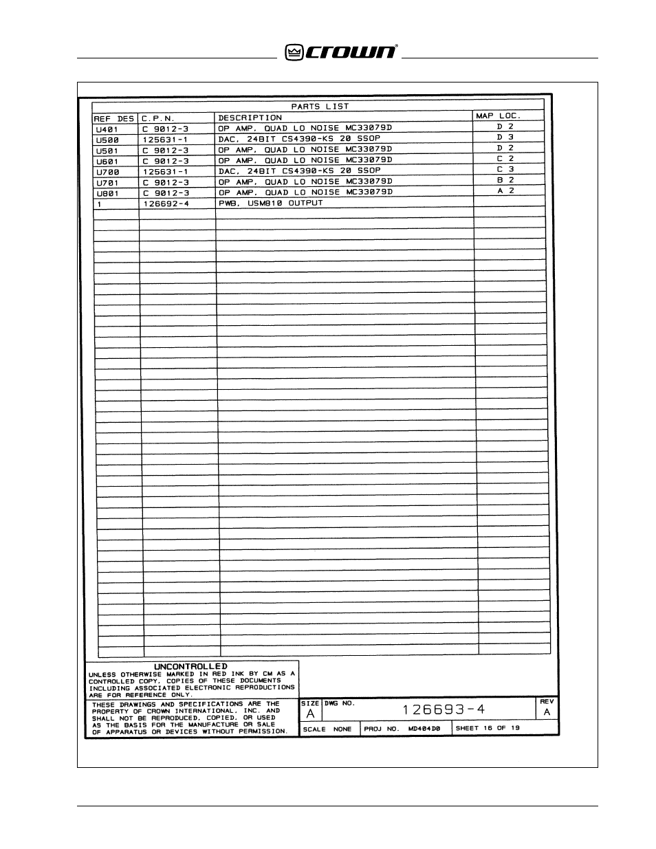 Crown Audio IQ-USM 810 User Manual | Page 81 / 172