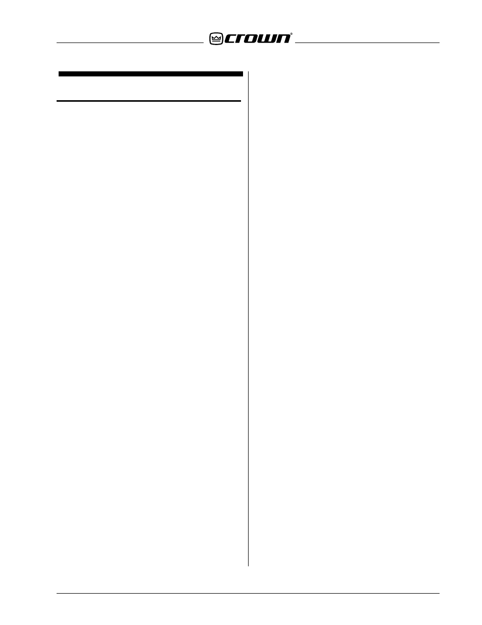 2 specifications, Mechanical | Crown Audio IQ-USM 810 User Manual | Page 9 / 172