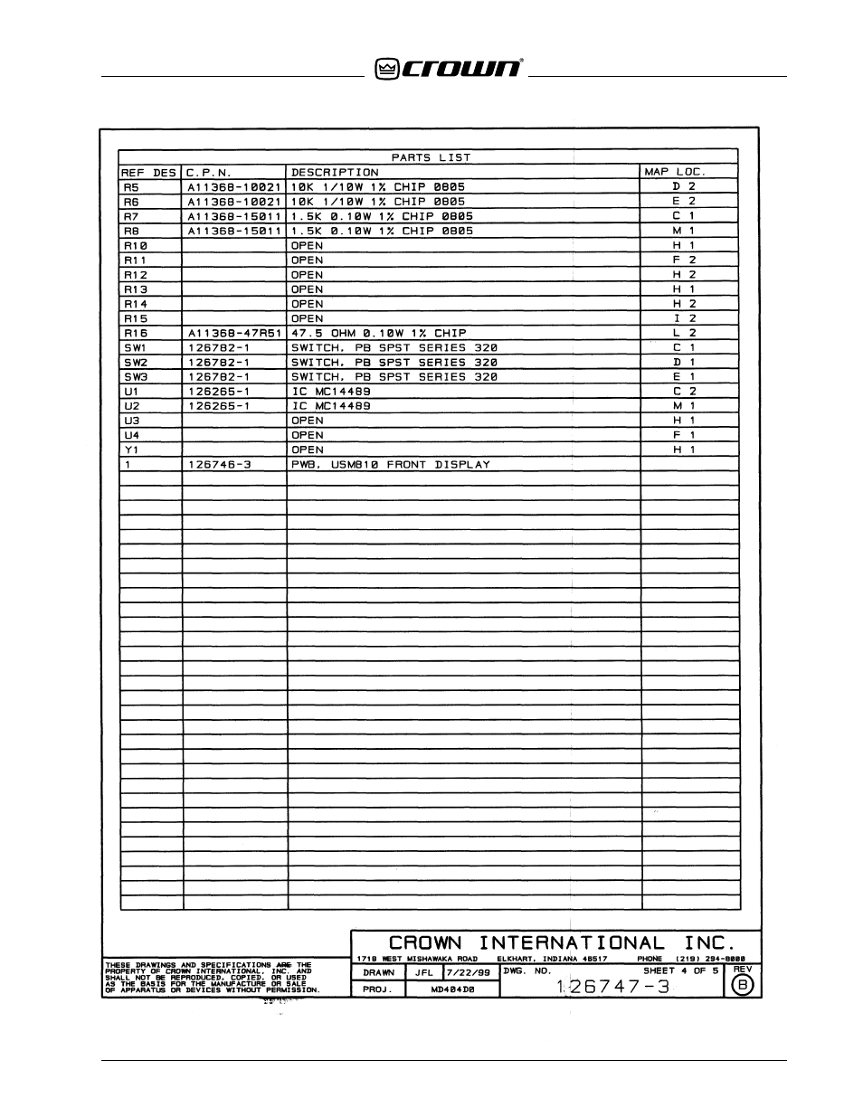 Crown Audio IQ-USM 810 User Manual | Page 99 / 172