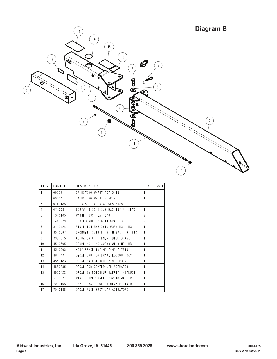 Diagram b | ShoreLand'r LAV30BS V.1 User Manual | Page 4 / 12