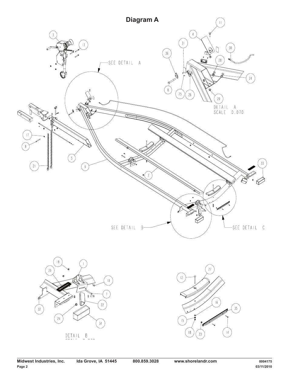 Diagram a | ShoreLand'r LAV30BS V.2 User Manual | Page 2 / 12