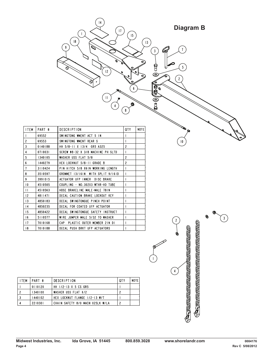 Diagram b | ShoreLand'r LAV34BLW V.2 User Manual | Page 4 / 12