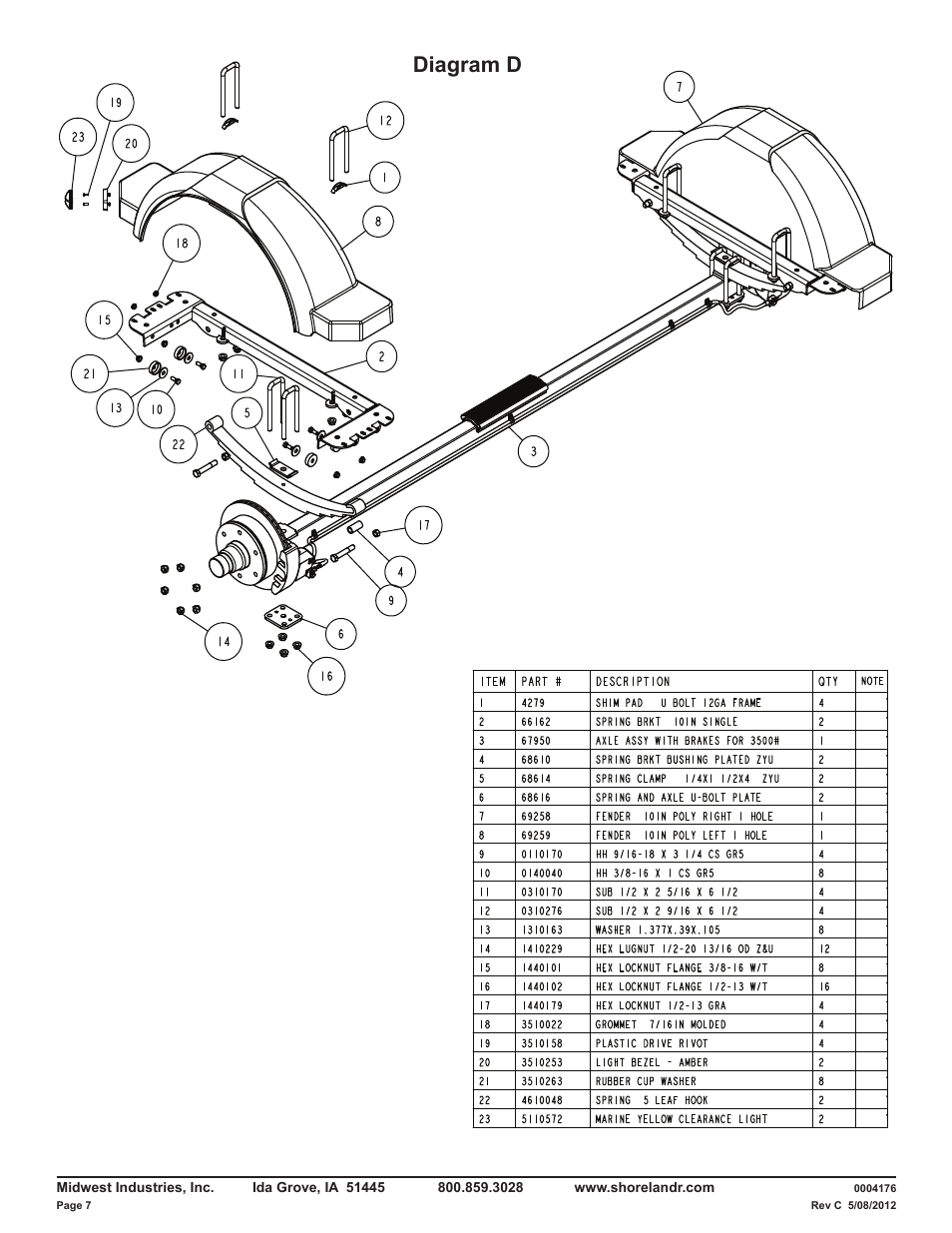 Diagram d | ShoreLand'r LAV34BLW V.2 User Manual | Page 7 / 12
