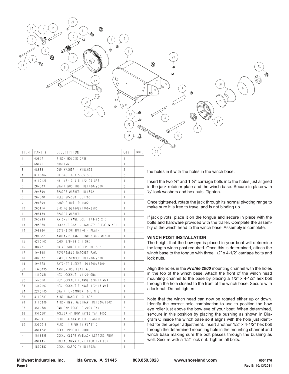 ShoreLand'r LAV34BLW V.3 User Manual | Page 6 / 12