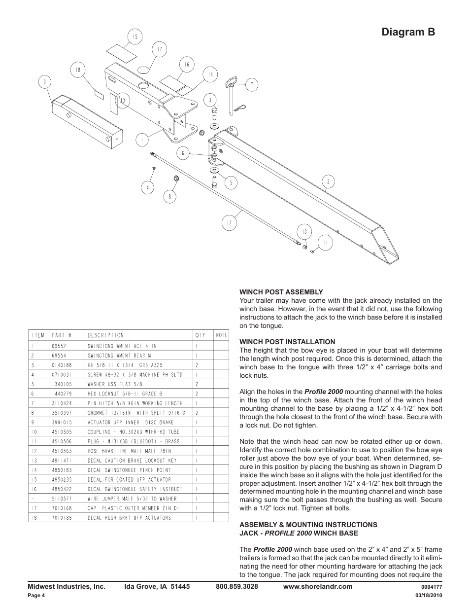 Diagram b | ShoreLand'r LAV46TBB V.2 User Manual | Page 4 / 13