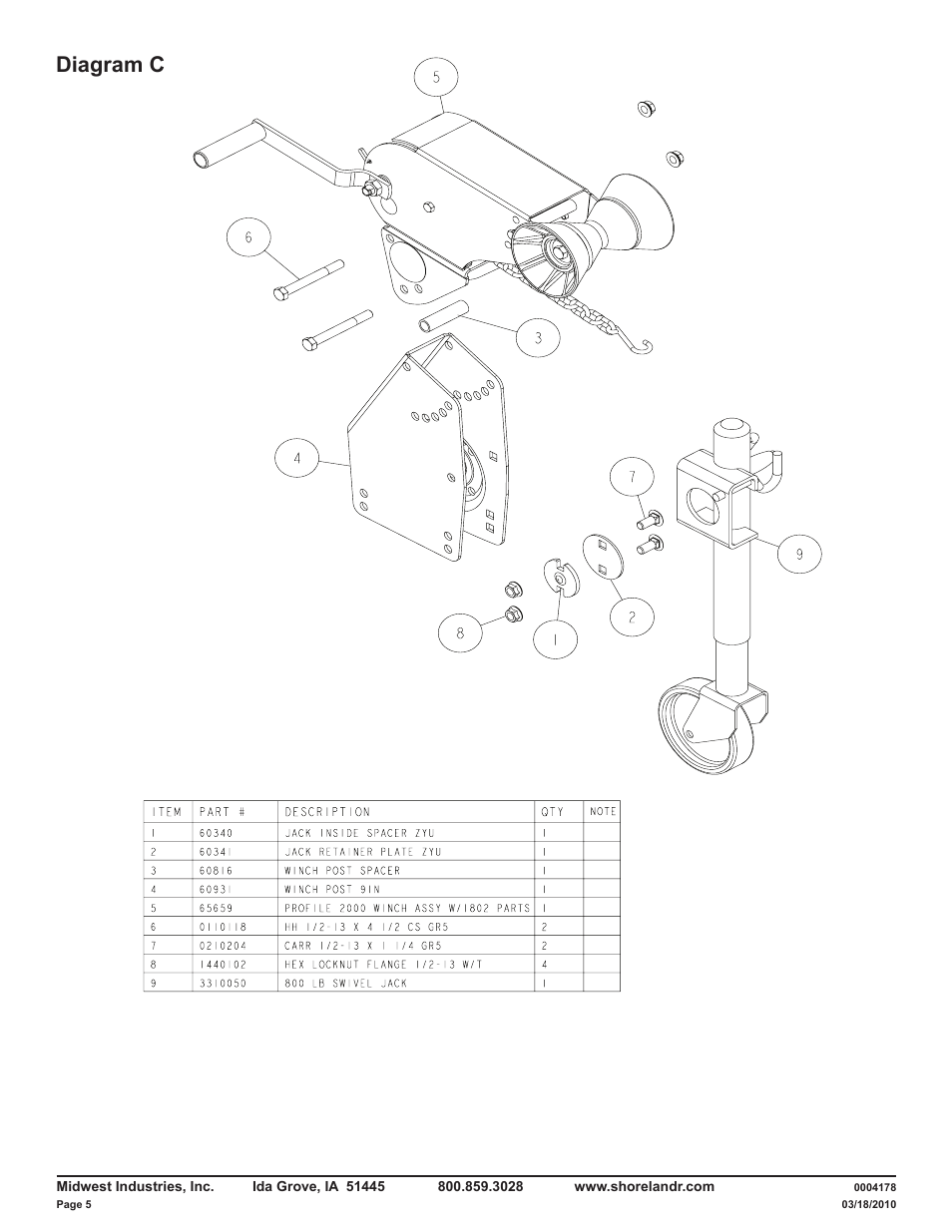 Diagram c | ShoreLand'r LAV46TCBB V.1 User Manual | Page 5 / 13