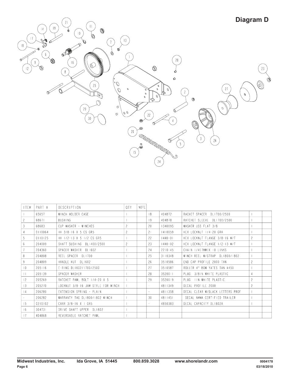 Diagram d | ShoreLand'r LAV46TCBB V.1 User Manual | Page 6 / 13