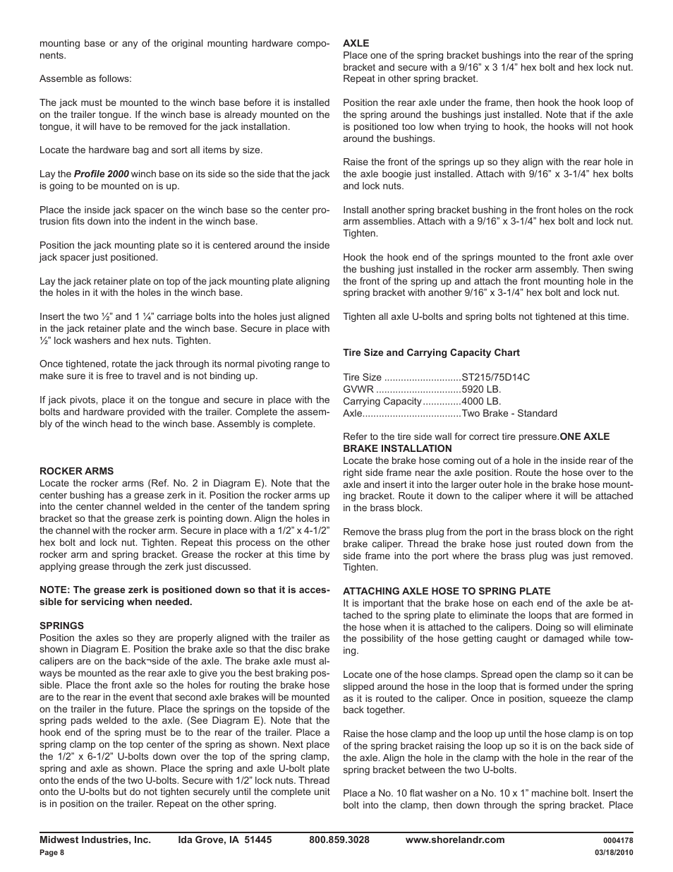 ShoreLand'r LAV46TCBB V.1 User Manual | Page 8 / 13
