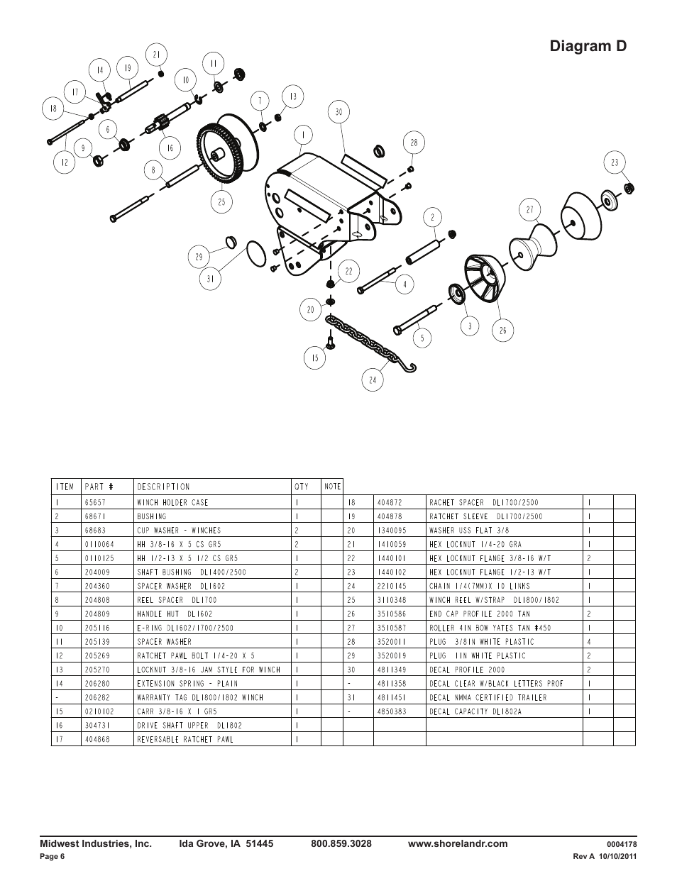Diagram d | ShoreLand'r LAV46TCBB V.2 User Manual | Page 6 / 13