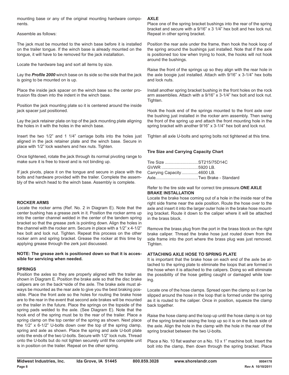 ShoreLand'r LAV46TCBB V.2 User Manual | Page 8 / 13