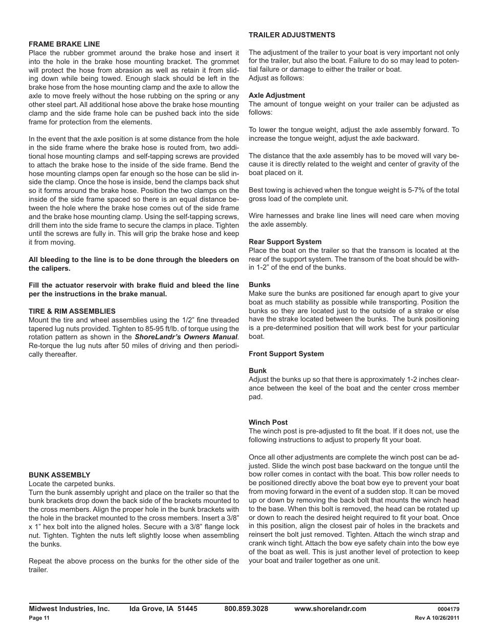 ShoreLand'r LAV55TBB V.1 User Manual | Page 11 / 13