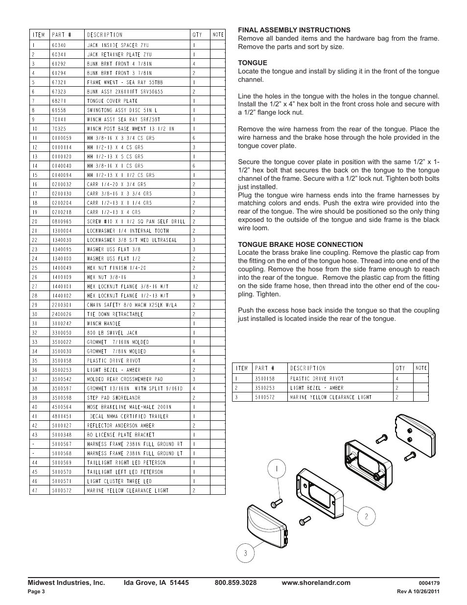 ShoreLand'r LAV55TBB V.1 User Manual | Page 3 / 13